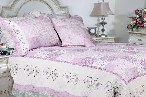 Love of Lilac Quilt Set (King Size)