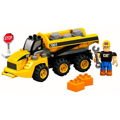 Childrens Toyshop  Toys : Mega Bloks CAT Articulated Dump Truck