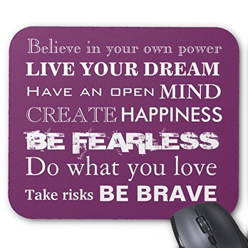 Inspirational Quotes To Live By Mouse Pad