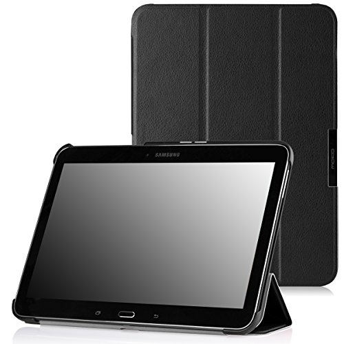MoKo Samsung Galaxy Tab 4 10.1 / Tab 4 Nook 10.1 2014 Case - Ultra Slim Lightweight Smart-shell Stand Cover Case, BLACK (With Smart Cover Auto Wake / Sleep. WILL NOT Fit Samsung Galaxy Tab 3 10.1)