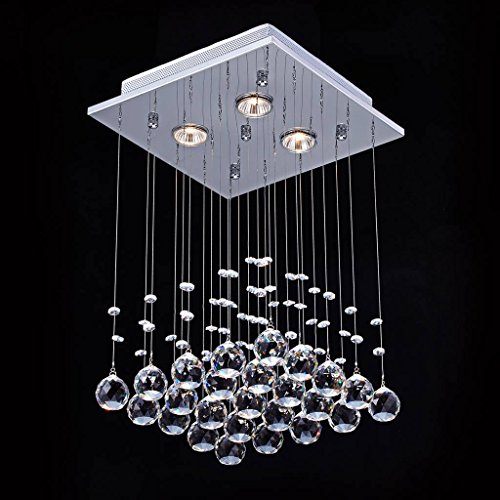 Saint mossi® crystal rain drop chandelier modern &…