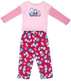 from Mini ZZZ Mini ZZZ Babushka Doll Knit Top/ Flannel Pant Pyjamas (Pink, 18 - 24 Months) (Model W11207-2)