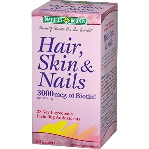 Nature\’s Bounty Hair, Skin & Nails, 60 caplets