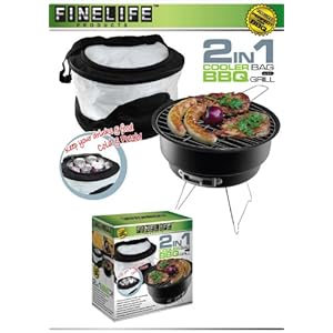 Finelife 2 in 1 Cooler Bag with BBQ Grill
