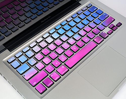 Crocodil Graphics Cotton Candy Blur Keyboard Stickers for Macbook Pro 13, 15, 17 and Macbook Air 13" (Cotton Candy Blur)