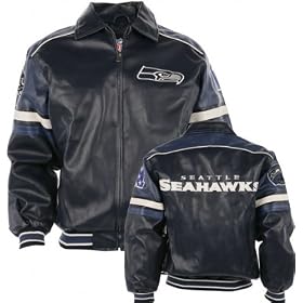 Seattle Seahawks 2009 Faux Leather Jacket