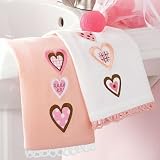Sweet Talk Embroidered Guest Towel (set of 2)