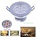 Lemonbest® Super Bright Dimmable 7W LED Ceiling Light Downlight Recessed Lighting kit for Decoration Lighting lamp 110V with Transformer, Warm White