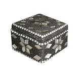 Etui a Bagues - Mini Boite &agrave; Bijoux Strass Paillettes Perles N&deg;5