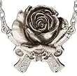 Rock Rebel Accessory GUN AND ROSE Pendants