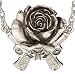 Rock Rebel Accessory GUN AND ROSE Pendants