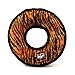 TUFFY - World's Tuffest Soft Dog Toy - MEGA Ring - Squeakers -Multiple Layers. Made Durable, Strong & Tough. Interactive Play (Tug, Toss & Fetch). Machine Washable & Floats. (Regular, Tiger)