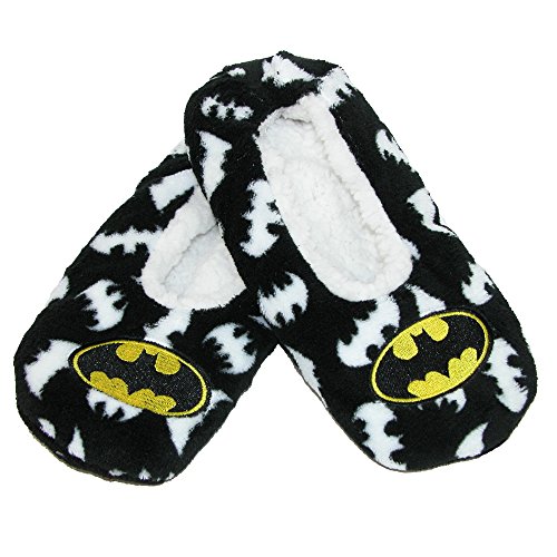 BioWorld Women's DC Comics Batman Fuzzy Slippers
