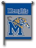 Memphis Tigers 2-Sided Garden Flag Set W/ #11213 Garden Pole - NCAA