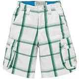 The Childrens Place Big-Boys Plaid Cargo Shorts