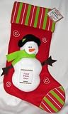 Ganz 15 Photo Christmas Stocking For Christmas - Snowman