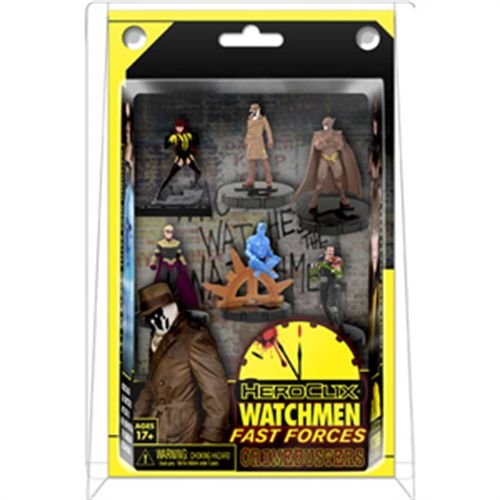  DC Heroclix Watchmen 2011 Fast Forces Deluxe Starter Game Includes 6 Figures