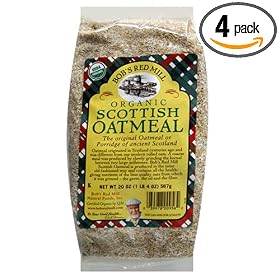 Bob's Red Mill Organic Scottish Oatmeal, 20-Ounce Units (Pack of 4)