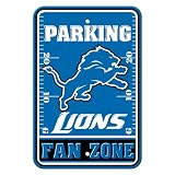 NFL Detroit Lions Plastic Parking Signs