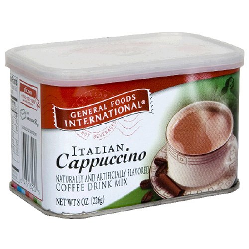 General Foods International Coffee, Italian Cappuccino Drink Mix, 8-Ounce Tins (Pack of 6)