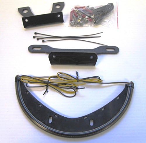 SPORTBIKELITES Victory Vegas LED Fender Eliminator Turn Signal Bar Kit with Tag Light, Bracket, & Load Equalizer (Amber LEDs with Smoked Lens)