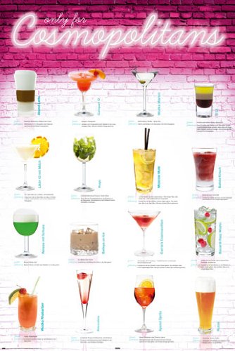 Empire 376596 Drinks - Cosmopolitans - Fun-Poster Cocktails Drinks Alkohol Alcohol Party - Preisvergleich