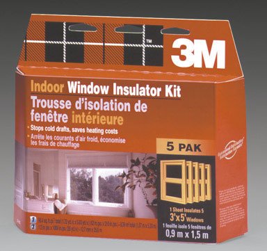 Childrens Toyshop  Tools & Hardware : 3M 2141W Indoor 5-Window Insulator Kit