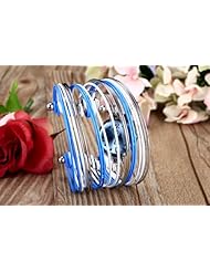 Youyoupifa White&Azure Stylish Ladies Bracelet Wrist Watch