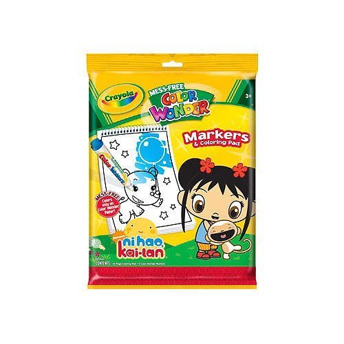 Crayola Color Wonder Nick NI HAO KAI LAN Coloring Pad and Markers
