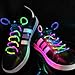 AGPtEK Multi-Color LED Light Up Waterproof Shoelaces, 3 Modes (On, Strobe & Flashing) 2 Feet Long, Battery Powered, One Pair