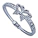 YAZILIND Jewelry Elegant Hollow Butterfly Charming Bangle Bracelet 2.2