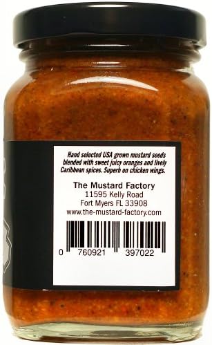 Tropical Orange Gourmet Mustard (Small 6oz Jar)