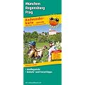 Radwanderkarte Leporello M�nchen - Regensburg - Prag: Mit Ausflugszielen, Einkehr- & Freizeittipps, wetterfest, rei�fest, abwischbar, GPS-genau. 1:50000