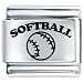 Softball Sports Italian Charms