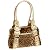 KATHY Van Zeeland Crown Princess Fur Satchel,Leopard,one size