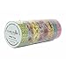 Crafty Rabbit Premium Washi Tape | Floral Set of 7 | Decorative Masking Tape Rolls | Pink Yellow Green Blue