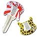 Key-tars Electric Guitar Shaped Key Covers Id Caps Identifiers