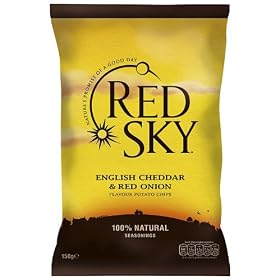 Red Sky Cheddar and Red Onion 150 g (Pack of 12)