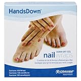 HandsDown Soak-off Gel Nail Wraps 100 Count