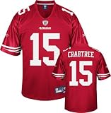Reebok San Francisco 49ers Michael Crabtree Premier Jersey Large