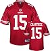 Michael Crabtree Red Reebok NFL Premier San Francisco 49ers Jersey - Large