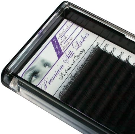 Individual Eyelash Extensions / Silk Eyelash Extension D Curl 0.15mm 0.20mm 0.25mm 8-15mm Mix Length (0.20)