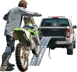 89 Single Folding Loading Ramp for Off-Road Motocross, Enduro and Dirt Bikes