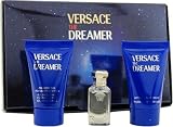 Dreamer By Gianni Versace For Men. Set-edt .17 OZ Mini & Aftershave Balm .8 OZ Mini & Hair And Body Gel .8 OZ Mini