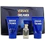Dreamer By Gianni Versace For Men. Set-edt .17 OZ Mini & Aftershave Balm .8 OZ Mini & Hair And Body Gel .8 OZ Mini