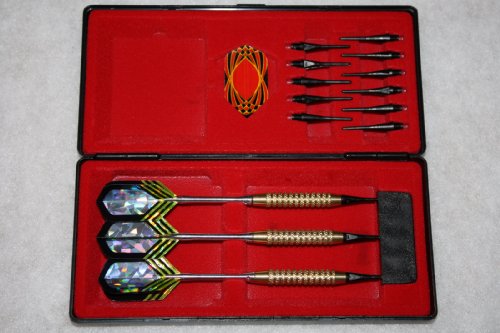 Dartpfeile 3xTurnier-Dartpfeil in Dartbox schwarz von Empire®Dart