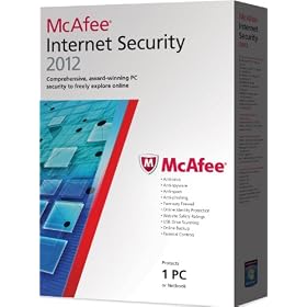 McAfee Internet Security  2012, 1 PC, 12 month Subscription (PC)