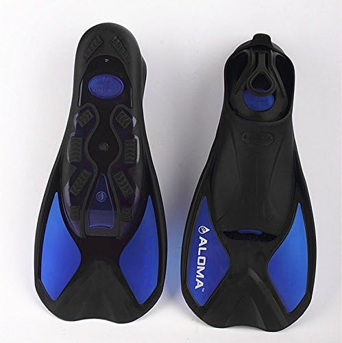 Diving Fin, Full Foot Pocket.skin Diving Fin (Blue, XXS   1-2)