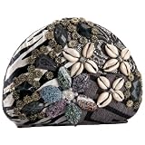 Prezzo Stone and Shell Round Clutch