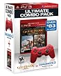 PS3 DualShock3 - Red & God of War Collection